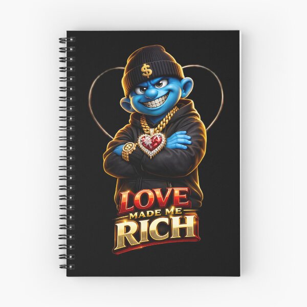 Item preview, Love Made Me Rich Luxury Streetwear T-Shirt designed and sold by Bizon2910.