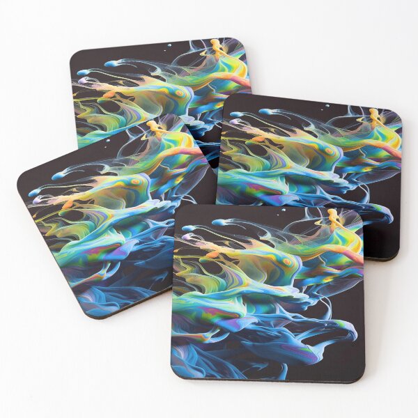 Item preview, Neon Fluid Paint Motion Abstract designed and sold by MHprinting.