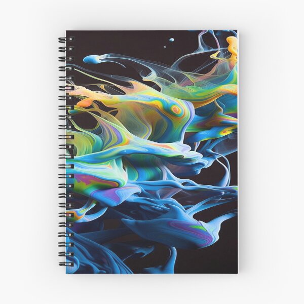 Item preview, Neon Fluid Paint Motion Abstract designed and sold by MHprinting.