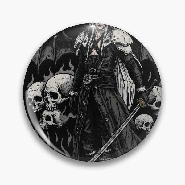 Item preview, Sephiroth Final Fantasy VII Gothic Gaming Graphic Tee designed and sold by Senpaiwaves.
