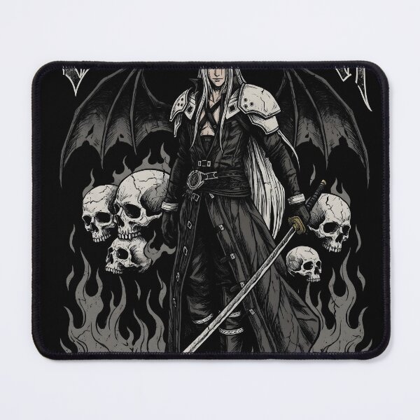 Item preview, Sephiroth Final Fantasy VII Gothic Gaming Graphic Tee designed and sold by Senpaiwaves.