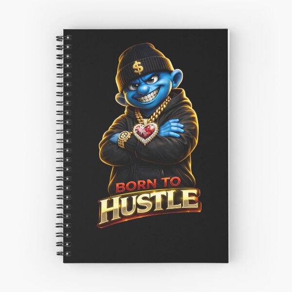 Item preview, Born To Hustle Motivational Streetwear T-Shirt designed and sold by Bizon2910.