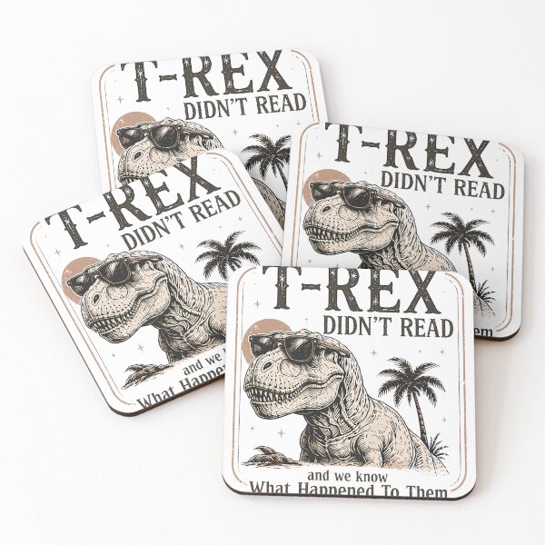Item preview, T-Rex Didn't Read And We Know What Happened — Funny Reading Teacher Librarian Shirt designed and sold by MAPDDesigns.