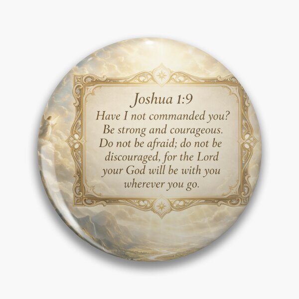 Item preview, Heavenly Earth and Joshua 1:9 designed and sold by LeagueHeavenGG.