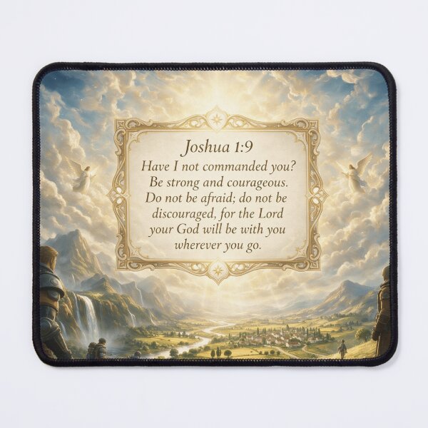 Item preview, Heavenly Earth and Joshua 1:9 designed and sold by LeagueHeavenGG.