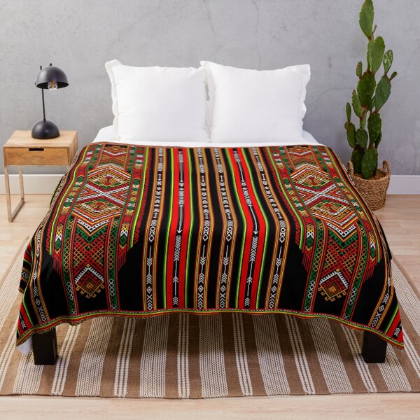 Item preview, Contemporary Bontoc-inspired digital textile art designed and sold by JupiterM.