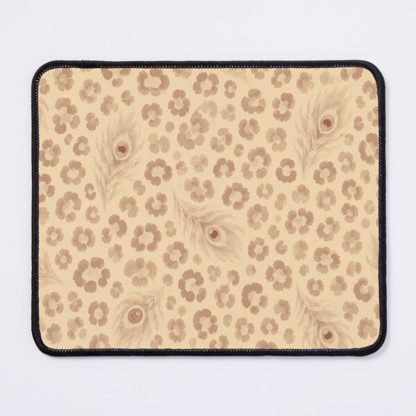 Item preview, Leopard-Peacock Collection: Vanilla Beige  designed and sold by WeaveSphere.