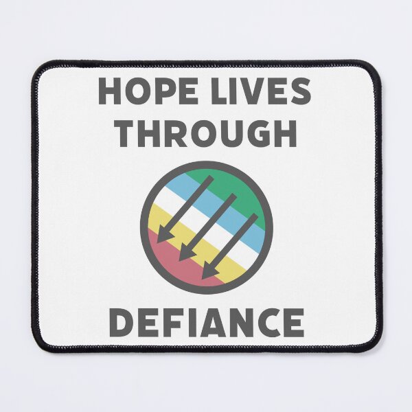 Item preview, Hope lives through defiance.  designed and sold by Rachel the Artist .
