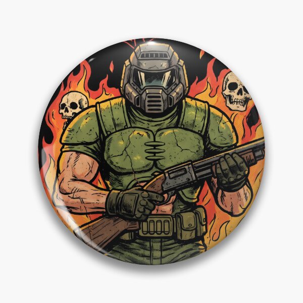 Item preview, The Doom Slayer Doom Bootleg Gaming Graphic Tee designed and sold by Senpaiwaves.