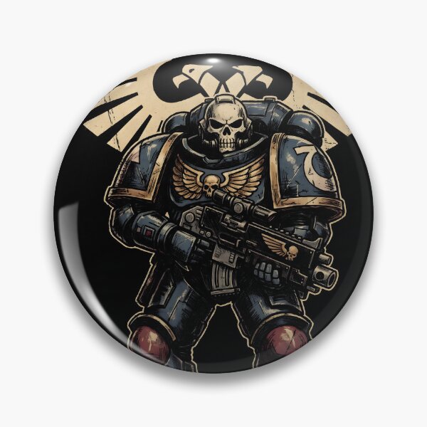 Item preview, Ultramarines Space Marine Warhammer 40,000 Gothic Gaming Graphic Tee designed and sold by Senpaiwaves.