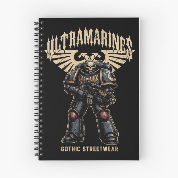 Item preview, Ultramarines Space Marine Warhammer 40,000 Gothic Gaming Graphic Tee designed and sold by Senpaiwaves.