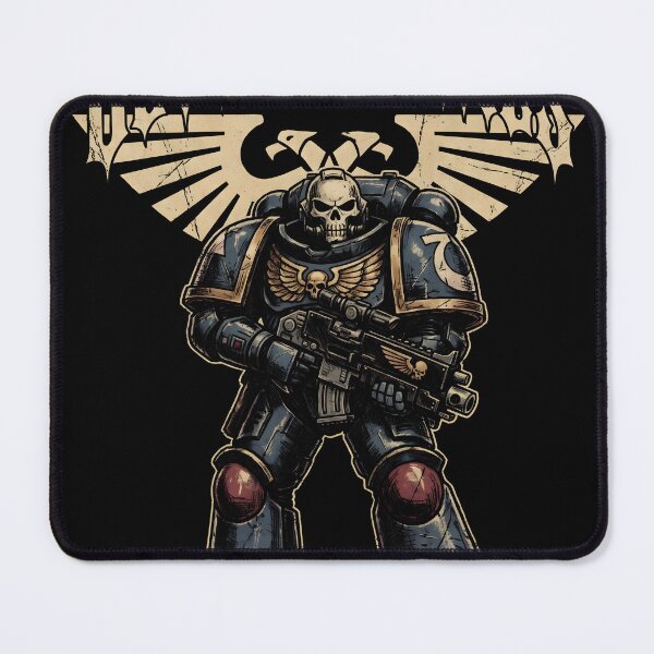 Item preview, Ultramarines Space Marine Warhammer 40,000 Gothic Gaming Graphic Tee designed and sold by Senpaiwaves.