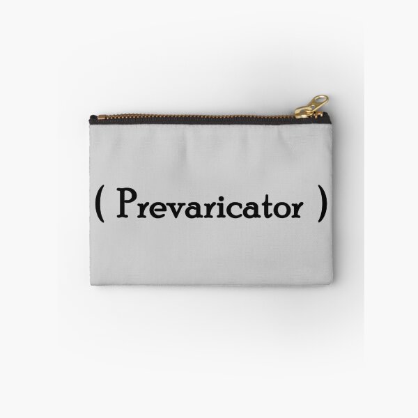 Item preview, Etiqueta icónica - Letras negras "Prevaricator" designed and sold by cousinbessie.