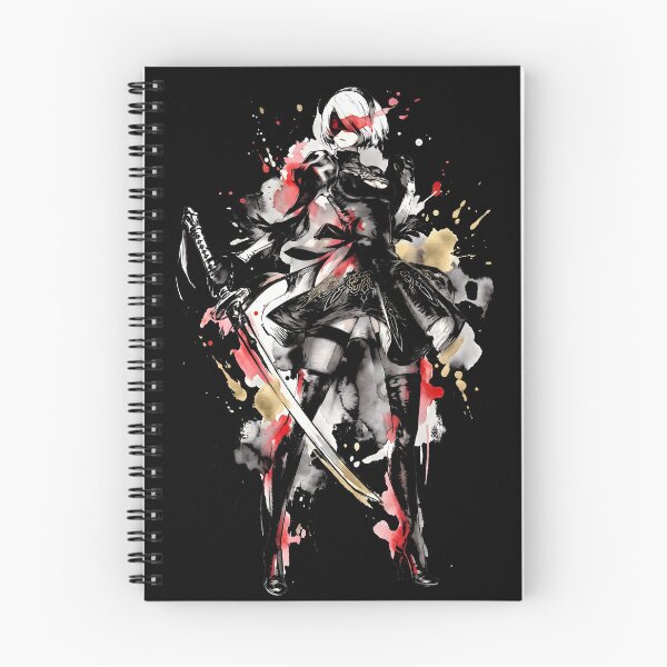 Item preview, 2B NieR Automata Ink Gaming Graphic Tee designed and sold by Senpaiwaves.