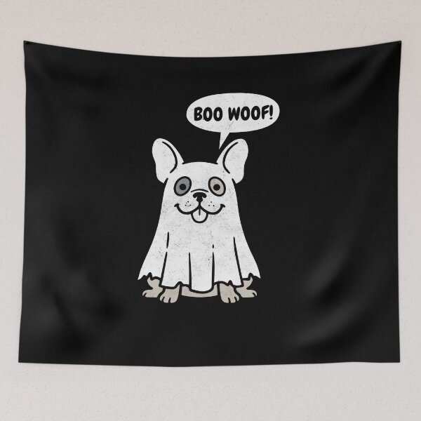 Item preview, French Bulldog Boo Woof - Funny Halloween Dog Gift designed and sold by clickbongski.