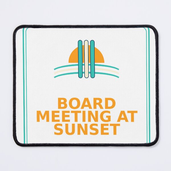 Item preview, Board Meeting At Sunset Paddle designed and sold by aihrgdesign.