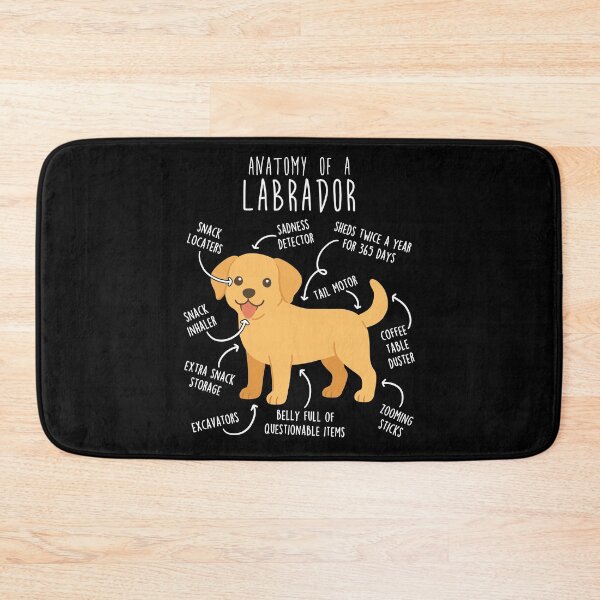 Item preview, Yellow Labrador Retriever Dog Anatomy designed and sold by Clara Hollins.