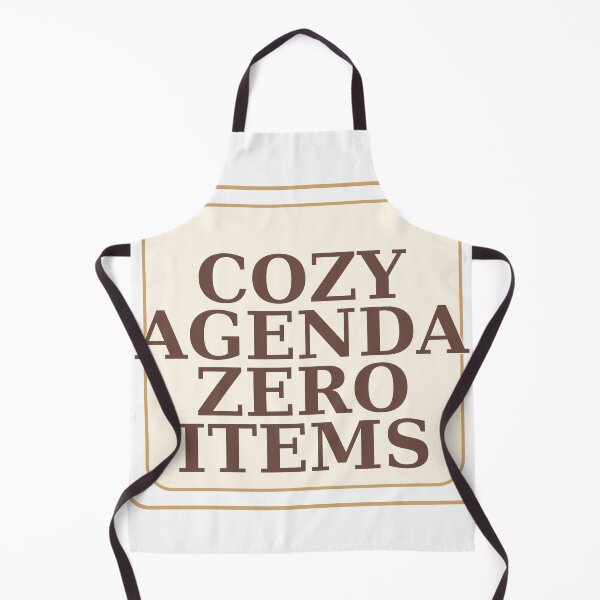 Item preview, Cozy Agenda Zero Items Quote designed and sold by aihrgdesign.