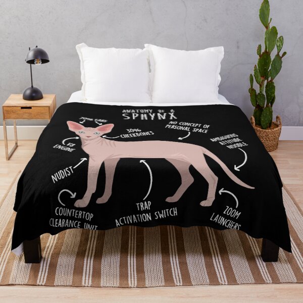 Item preview, Red Sphynx Cat Anatomy designed and sold by Clara Hollins.