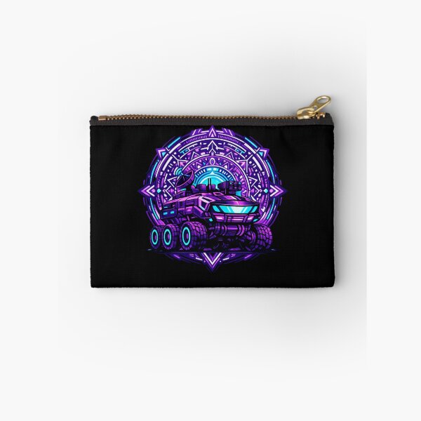 Item preview, Neon Purple Mars Rover Sci-Fi Mandala Illustration designed and sold by ArtoryWorks.