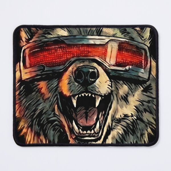 Item preview, Sci-Fi Wolf designed and sold by Almirante's Hub.