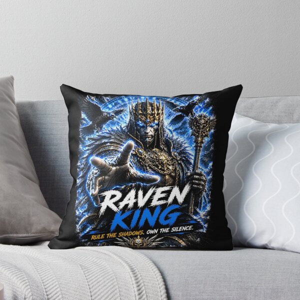 Item preview, Raven King Dark Fantasy Gothic Warrior T-Shirt designed and sold by Bizon2910.