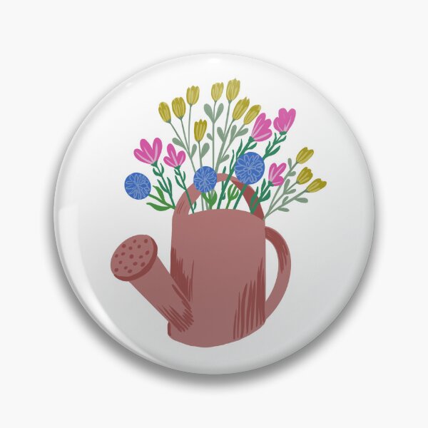 Artikelvorschau, Gießkanne mit Blumen entworfen und verkauft von Karen-Rocha.