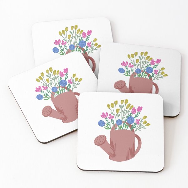 Item preview, Watering Can with Flowers designed and sold by Karen-Rocha.
