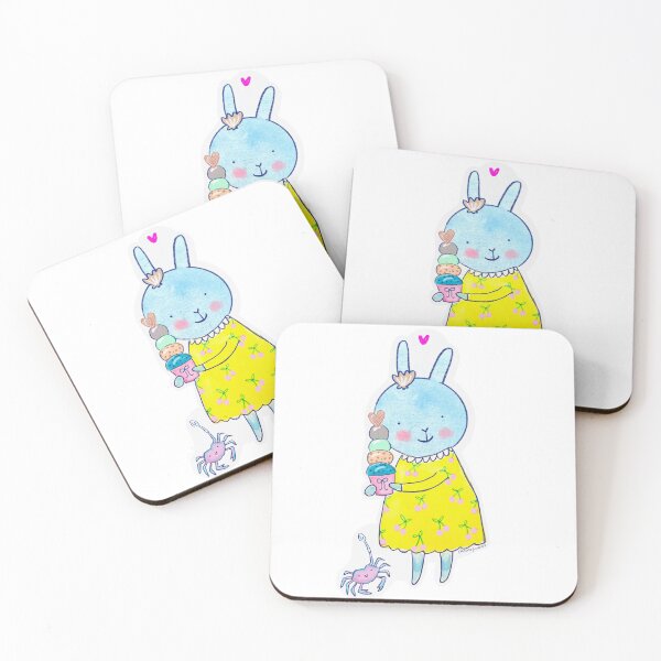 Item preview, This Beach Bunny Loves Ice Cream designed and sold by LadyLucasArt.