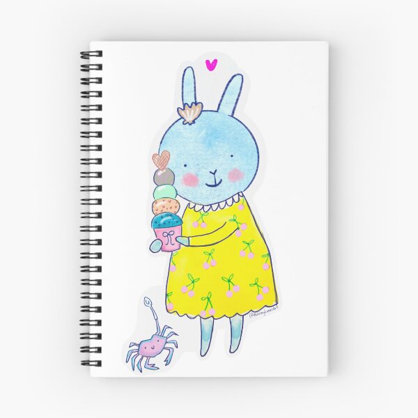 Item preview, This Beach Bunny Loves Ice Cream designed and sold by LadyLucasArt.