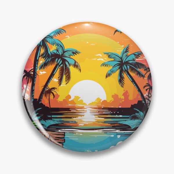 Item preview, Aloha Tropical Sunset designed and sold by RINCÓN CREATIVO LT.