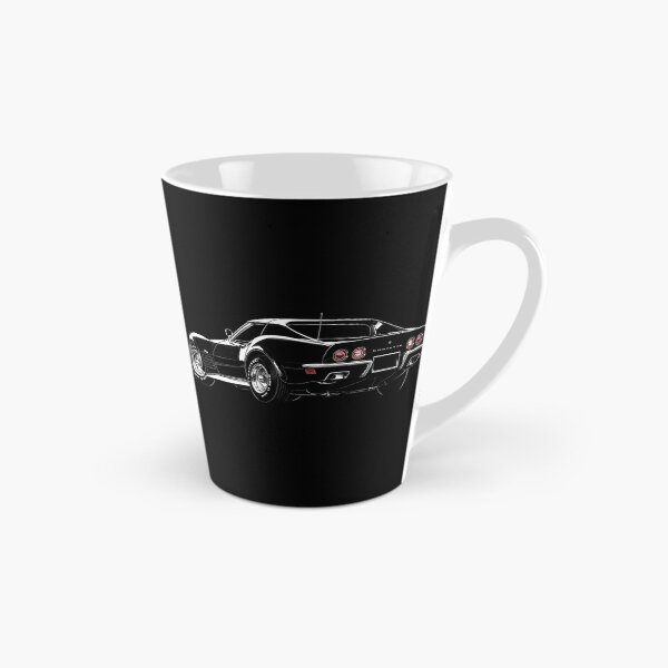 Item preview, 1972 Chevrolet Corvette Stingray – Black C3 Coupe Rear View Art designed and sold by Stinky Lincy's Apparel Company.
