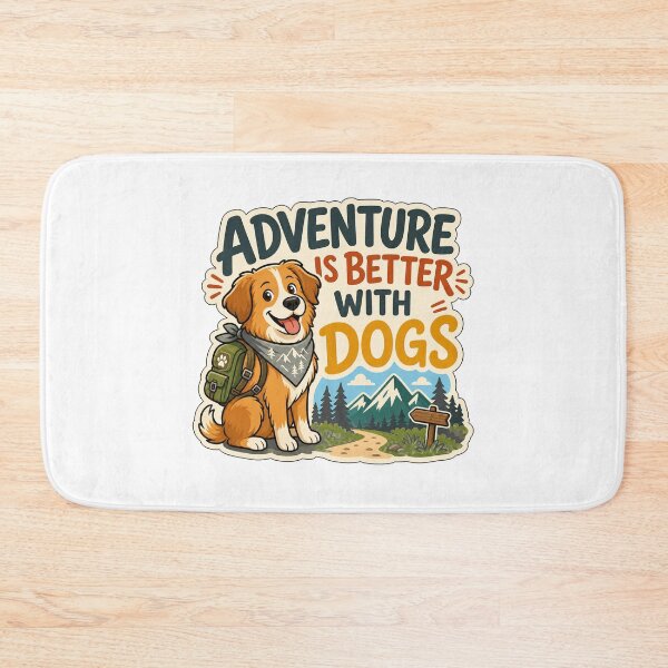 Item preview, Adventure Is Better With Dogs designed and sold by Tatsed.