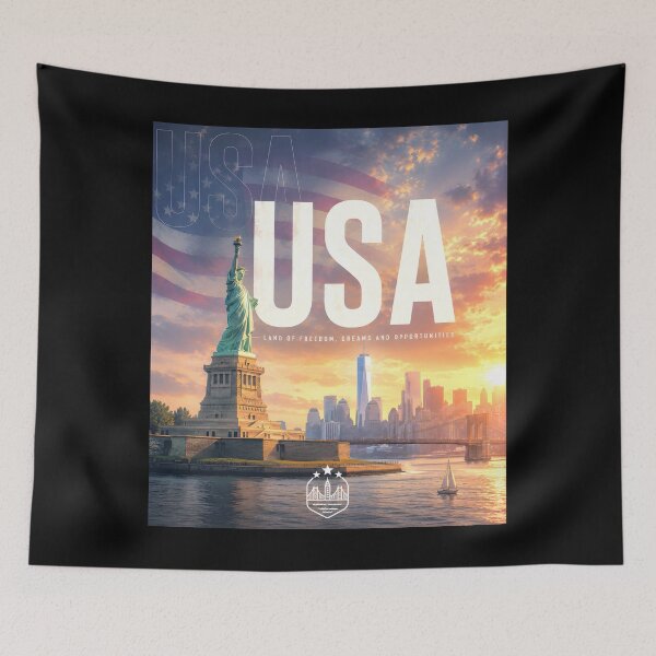 Item preview, USA New York Inspired Design designed and sold by AtuqStudio.