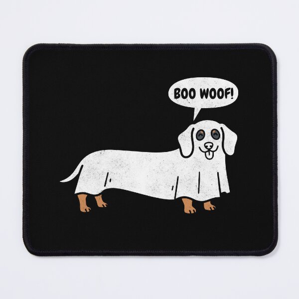 Item preview, Dachshund Boo Woof - Ghost Funny Halloween Dog designed and sold by clickbongski.