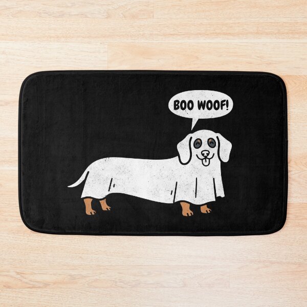 Item preview, Dachshund Boo Woof - Ghost Funny Halloween Dog designed and sold by clickbongski.