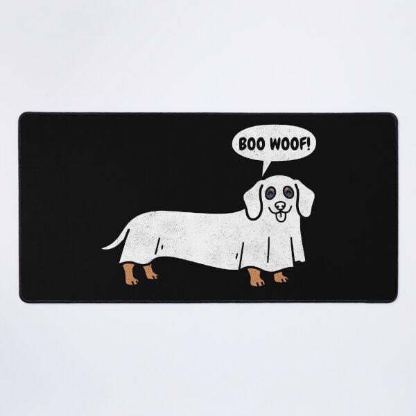 Item preview, Dachshund Boo Woof - Ghost Funny Halloween Dog designed and sold by clickbongski.