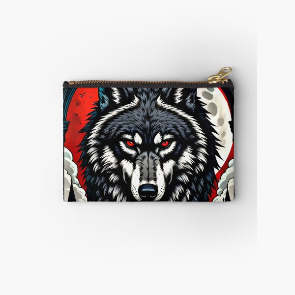 Item preview, Gothic Red Moon Wolf – Dark Fantasy Castle Tarot Art designed and sold by Neer arts.
