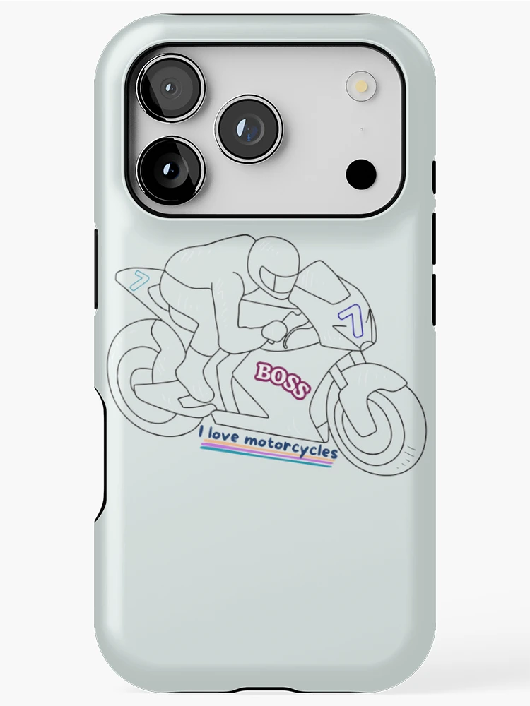 Thumbnail 1 of 4, iPhone Case, Motorcycle Racing designed and sold by CHRISMARTE.