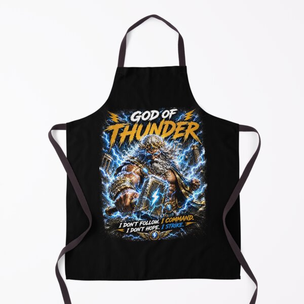 Item preview, God of Thunder Norse Lightning Warrior T-Shirt designed and sold by Bizon2910.