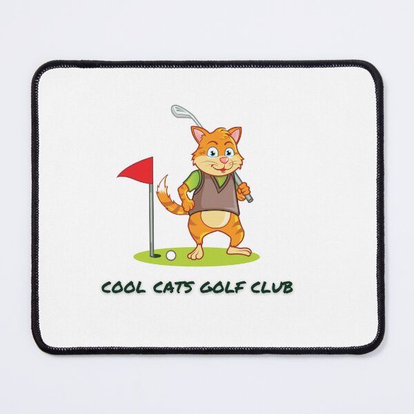Item preview, Golf Shirt. Cool Cats Golf Club.  Cute Cat Playing Golf.  Gift for a Boyfriend, Husband, Father.  Gift for a Golf Lover, Golf Fan, Golf Player. designed and sold by ShrimpAndGrits.