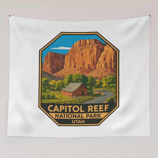 Item preview, Capitol Reef National Park Utah Sticker designed and sold by Ismeal Von.