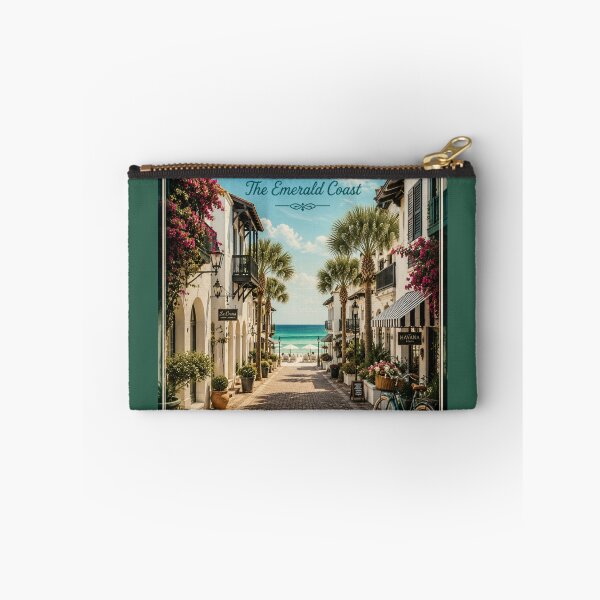 Item preview, Rosemary Beach | The Emerald Coast Vintage Travel Poster designed and sold by piketo.