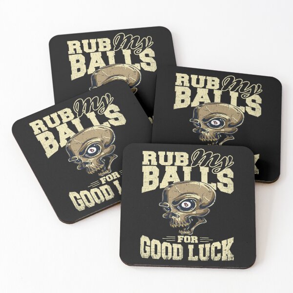 Item preview, Rub My Balls Skull Humor designed and sold by DestenyStore.