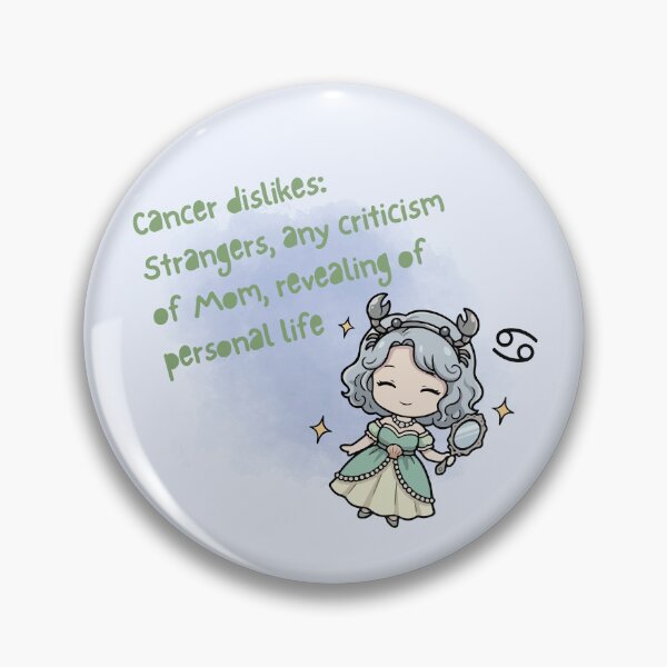 Item preview, "Cancer dislikes: Strangers, any criticism of Mom, revealing of personal life" Zodiac  designed and sold by JaymeOctober.