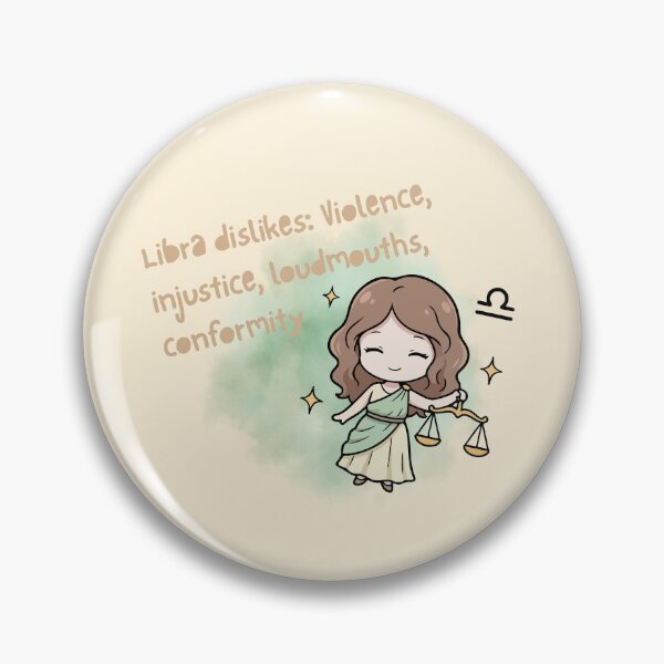 Item preview, "Libra dislikes: Violence, injustice, loudmouths, conformity" Zodiac Design designed and sold by JaymeOctober.