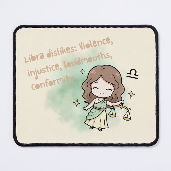Item preview, "Libra dislikes: Violence, injustice, loudmouths, conformity" Zodiac Design designed and sold by JaymeOctober.