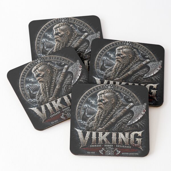 Item preview, Viking Courage Honor Endurance Norse Warrior T-Shirt designed and sold by Bizon2910.