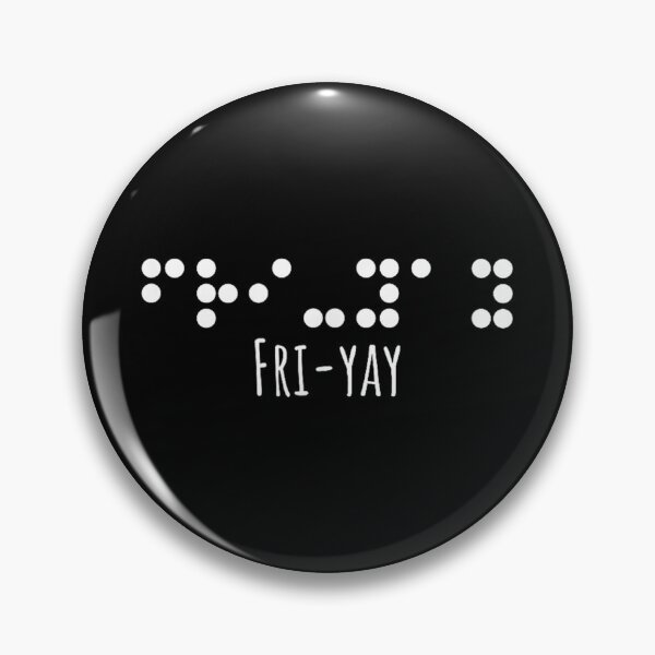 Item preview, Braille Fri Yay designed and sold by goombi-creative.