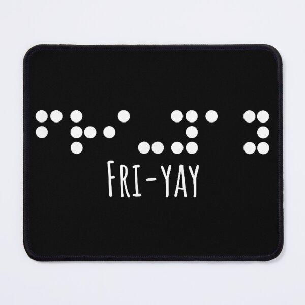 Item preview, Braille Fri Yay designed and sold by goombi-creative.
